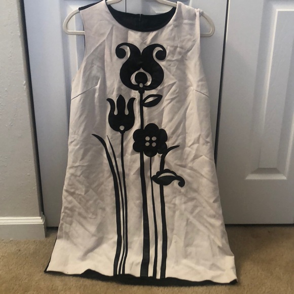 Victoria Beckham for Target Dresses & Skirts - Black and White Floral Sleeveless Dress